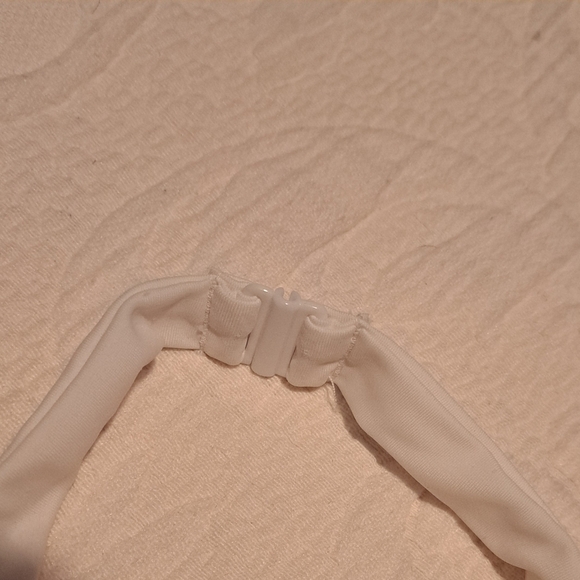 Janie and Jack girls size 12-18 1 piece flamingo ruched swim suit - Picture 6 of 7